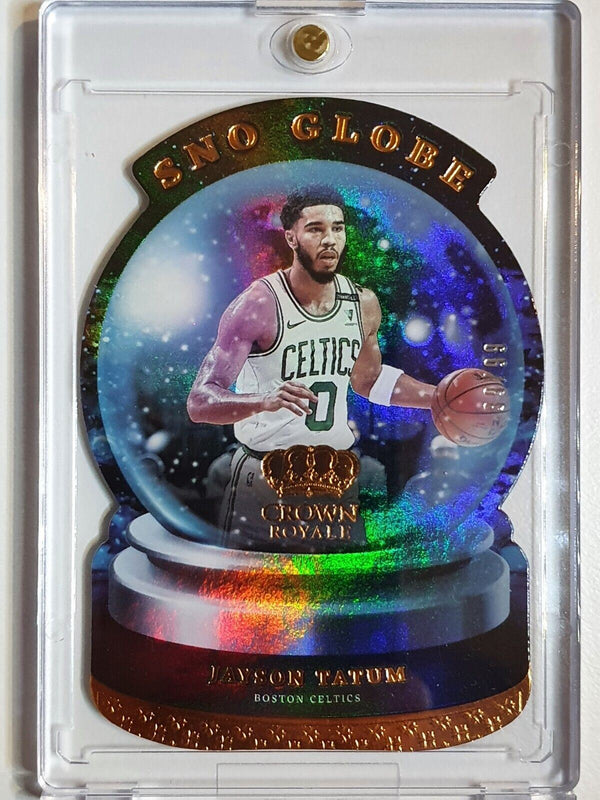 2021 Crown Royale Jayson Tatum #17 BRONZE HOLO /99 Sno Globe - Ready to Grade