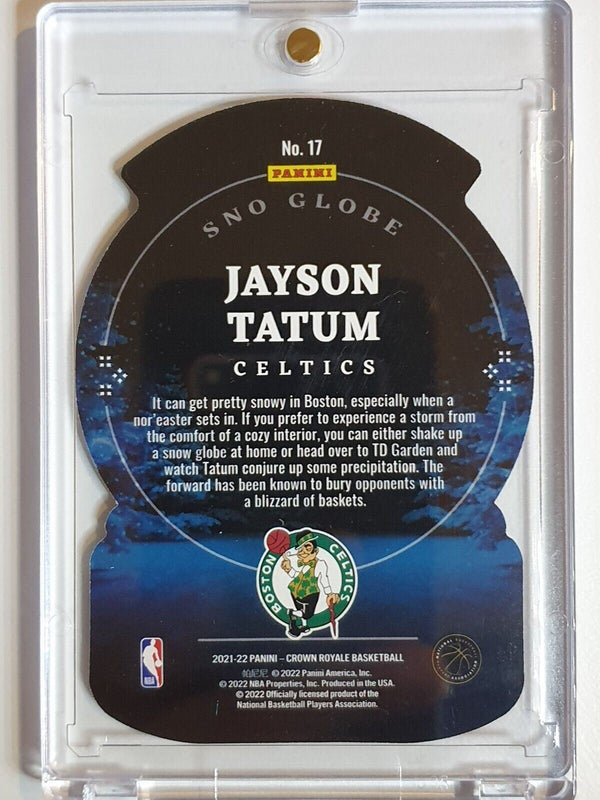 2021 Crown Royale Jayson Tatum #17 BRONZE HOLO /99 Sno Globe - Ready to Grade