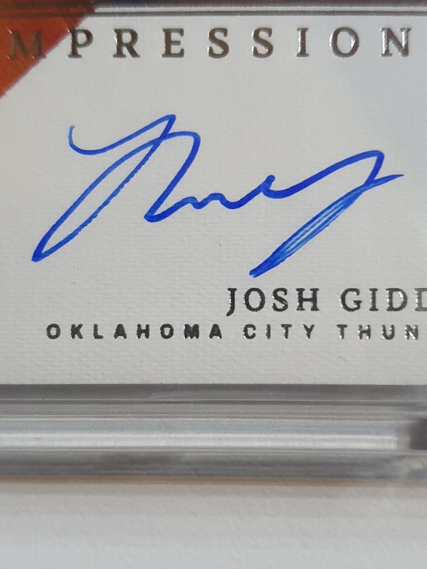 2021 Panini Impeccable Josh Giddey Rookie AUTO /99 Impressions - Rare