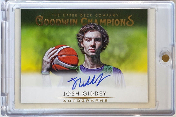 2021 Upper Deck Josh Giddey Rookie AUTO Horizontal On Card Autograph