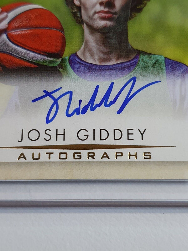 2021 Upper Deck Josh Giddey Rookie AUTO Horizontal On Card Autograph