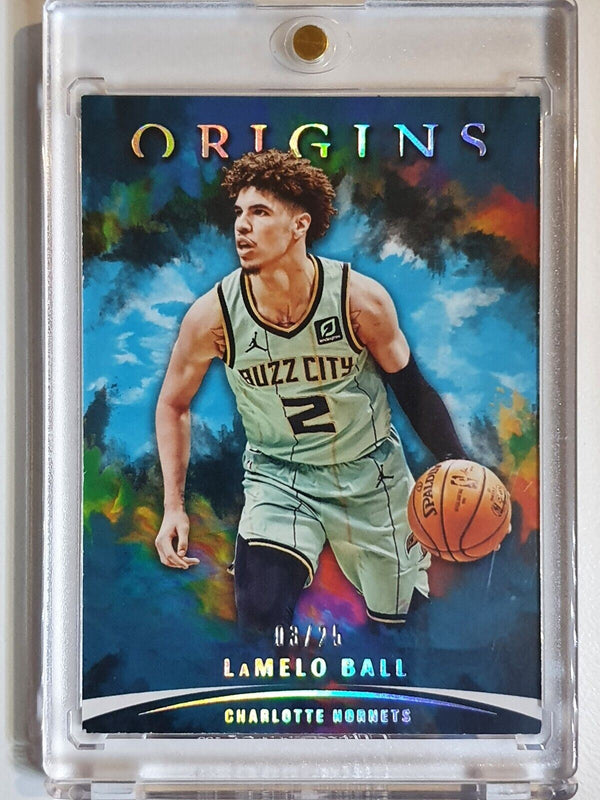 2021 Panini Origins LaMelo Ball #2 TURQUOISE /25 Edition - Rare