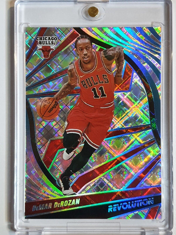 2021 Panini Revolution DeMar DeRozan #34 COSMIC /99 HOLO - Ready for Grading