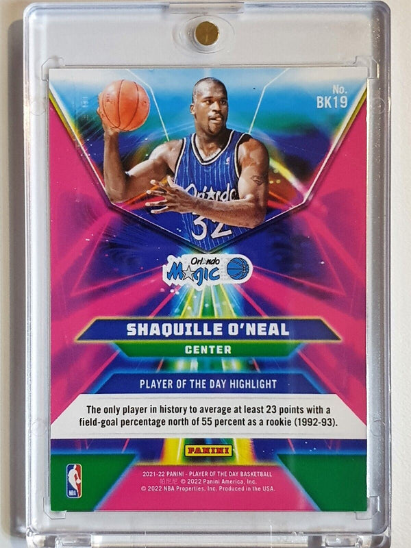 2021 Panini Shaquille O'Neal #BK19 COLOR MATRIX /99 Prizm SP - Ready to Grade