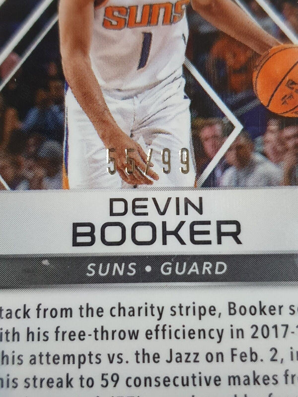 2017 Panini Spectra Devin Booker #66 NEON BLUE /99 Prizm - Rare