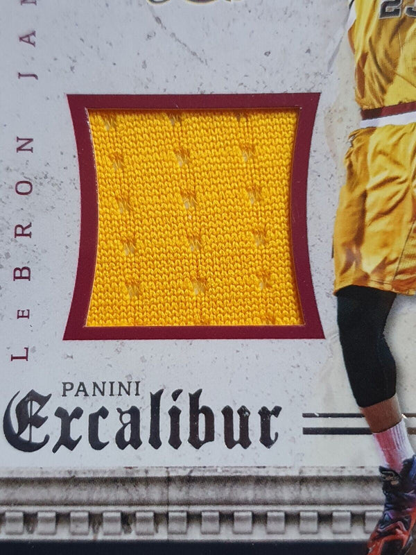 2015 Panini Excalibur LeBron James #PATCH Game Worn Jersey - Rare