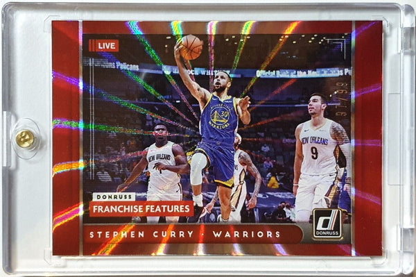 2021 Panini Donruss Stephen Curry #18 RED LAZER /99 Prizm - Ready to Grade