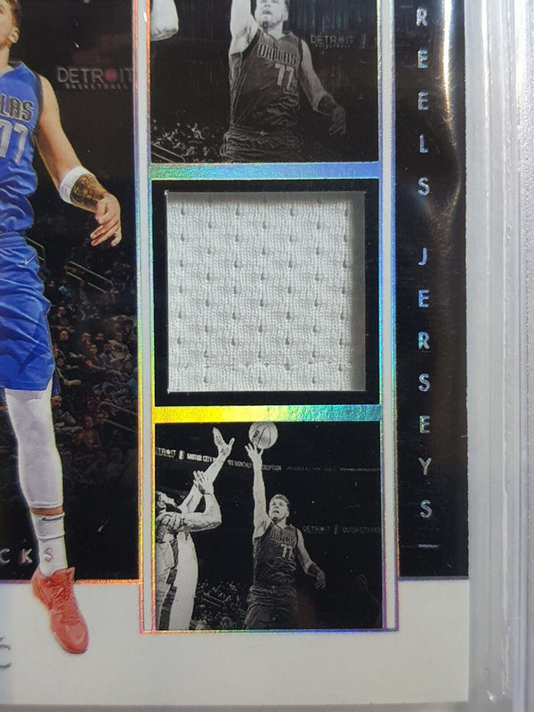 2019 Panini Noir Luka Doncic #PATCH /65 Game Worn Jersey - BGS 9 (POP 2)