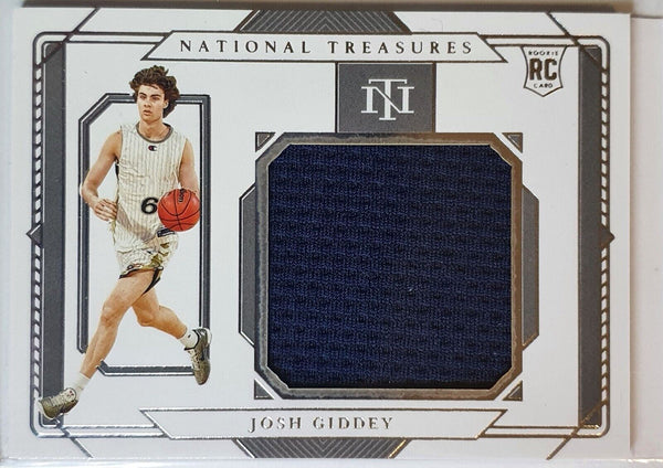 2021 National Treasures Josh Giddey Rookie #PATCH AUTO /35 BOOKLET - Rare