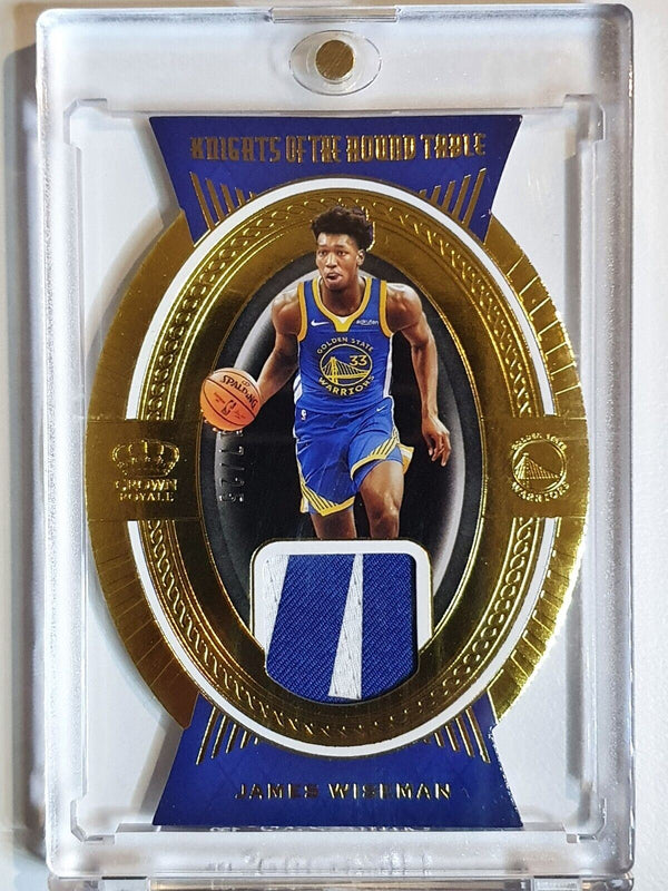 2020 Crown Royale James Wiseman Rookie #Patch PRIME /25 RC - Rare