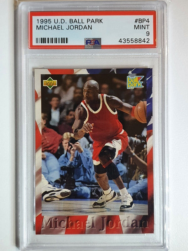 1995 Upper Deck Michael Jordan #BP4 Ball Park - PSA 9 (POP 15)