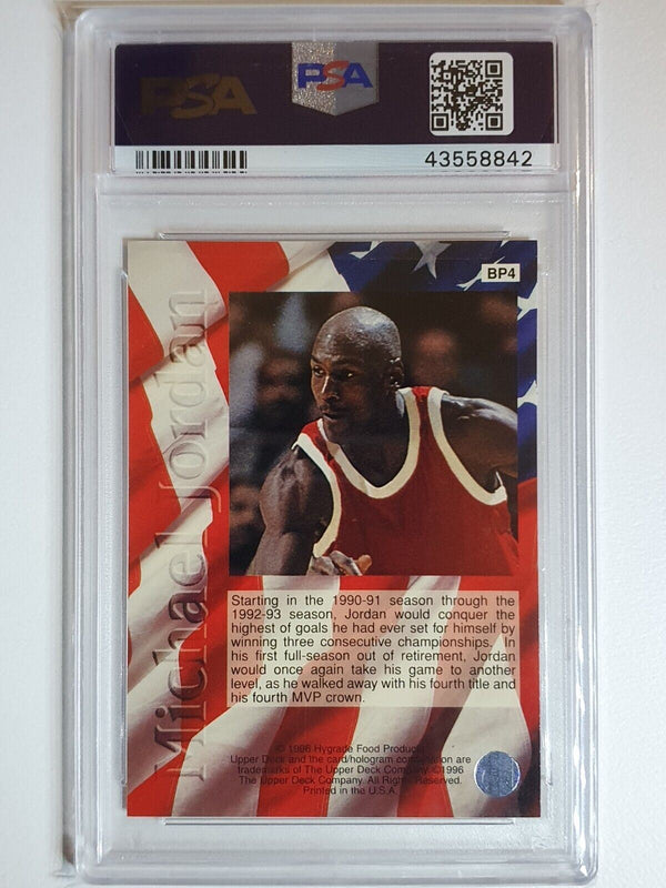 1995 Upper Deck Michael Jordan #BP4 Ball Park - PSA 9 (POP 15)