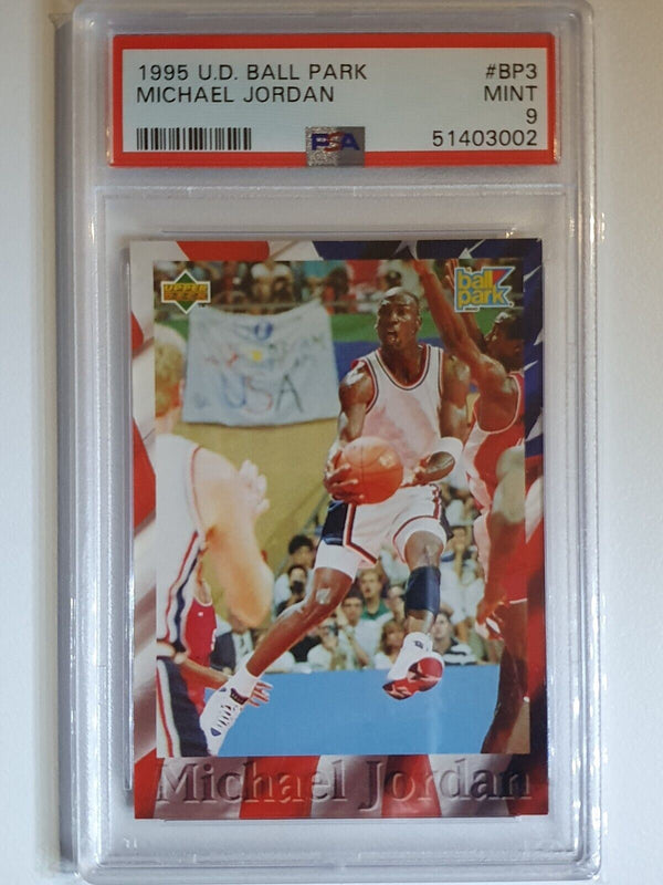 1995 Upper Deck Michael Jordan #BP3 Ball Park - PSA 9 (POP 19)
