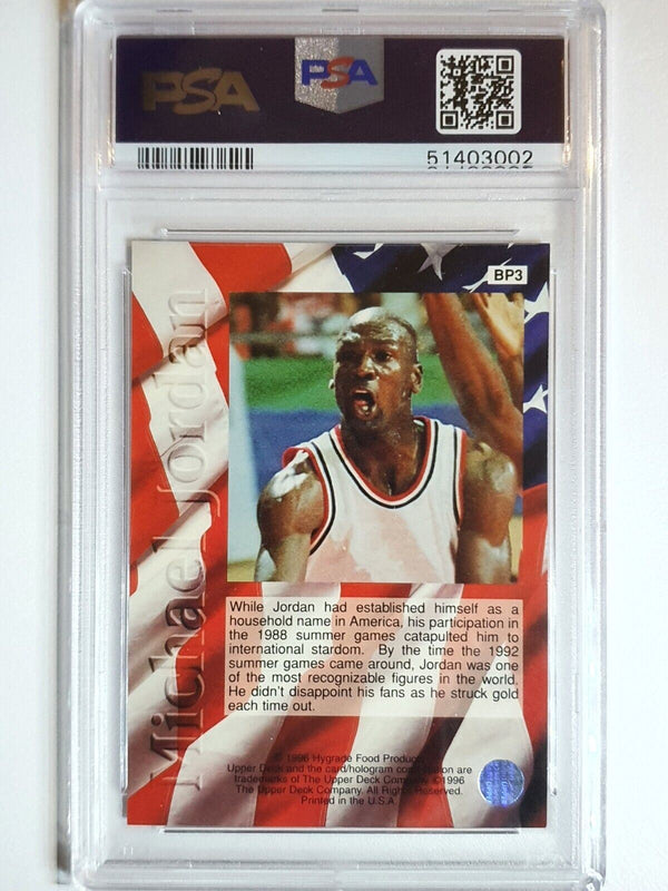 1995 Upper Deck Michael Jordan #BP3 Ball Park - PSA 9 (POP 19)