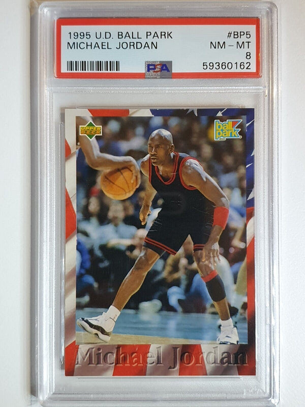 1995 Upper Deck Michael Jordan #BP5 Ball Park - PSA 8 (POP 10)