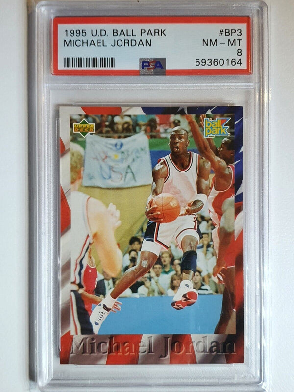 1995 Upper Deck Michael Jordan #BP3 Ball Park - PSA 8 (POP 7)