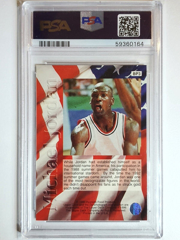 1995 Upper Deck Michael Jordan #BP3 Ball Park - PSA 8 (POP 7)