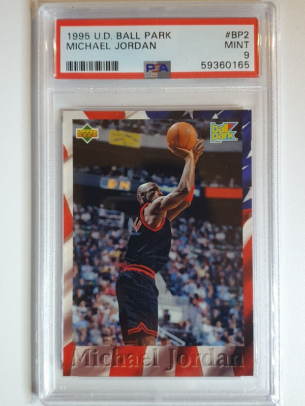 1995 UD Ball Park Michael Jordan (Complete Set of 5) USA - PSA 9 (POP 2)