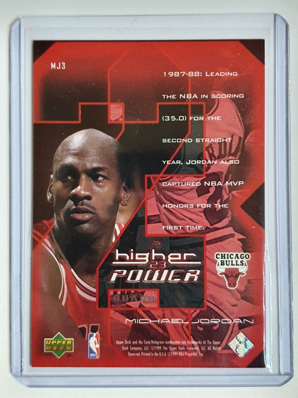 1998-99 UD Michael Jordan Higher Power #MJ3 HOLO Insert - Ready to Grade