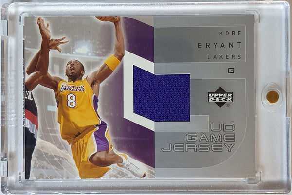 2003 Upper Deck Kobe Bryant #PATCH Game Worn Jersey- Ready to Grade