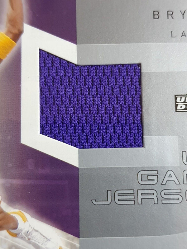 2003 Upper Deck Kobe Bryant #PATCH Game Worn Jersey- Ready to Grade