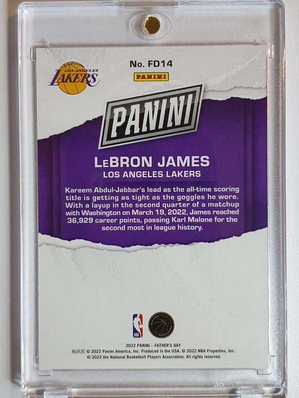 2022 Panini Lebron James #FD14 SILVER FOIL Holo /199 - Ready to Grade