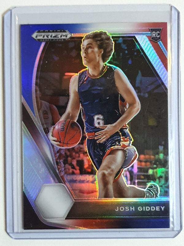 2021 Prizm Josh Giddey Rookie GREEN RED WHITE BLUE Lot of 2 x Draft Picks - Rare