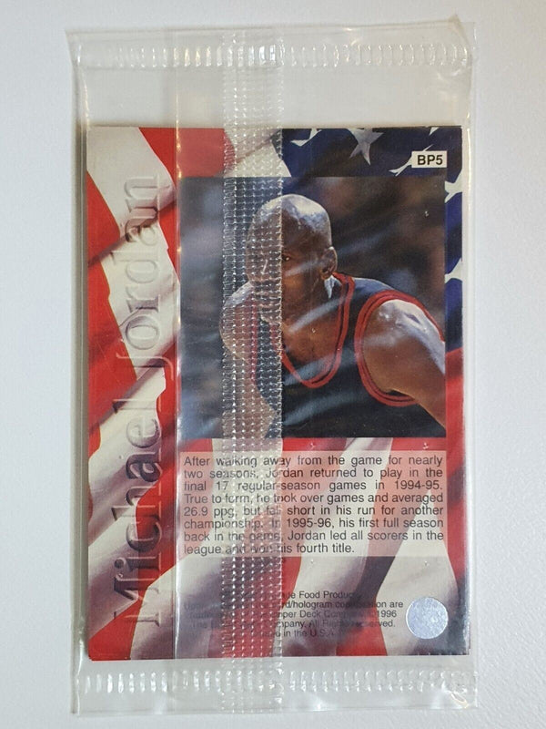 1995 UD Ball Park Michael Jordan (Complete Set of 5) USA BP - Factory Sealed