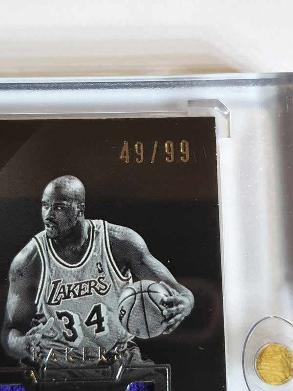 2017 Noir Shaquille O'Neal #PATCH TRIPLE /99 Game Worn Jersey - Ready to Grade