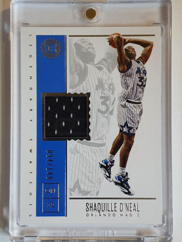 2019 Encased Shaquille O'Neal #PATCH /149 Game Worn Jersey - Ready to Grade