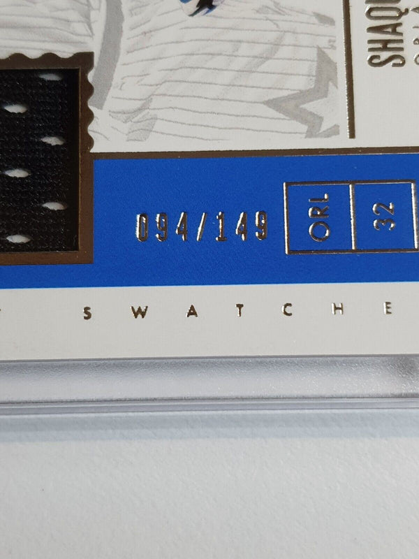 2019 Encased Shaquille O'Neal #PATCH /149 Game Worn Jersey - Ready to Grade
