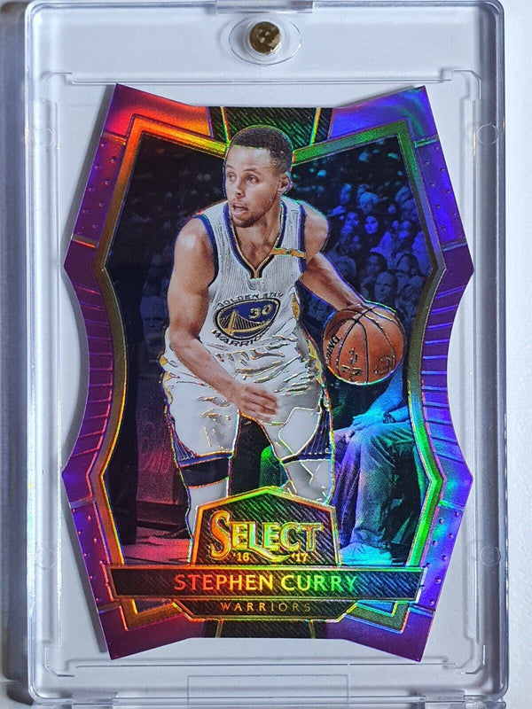 2017 Select Stephen Curry #143 PURPLE HOLO /99 Die-Cut - Ready to Grade