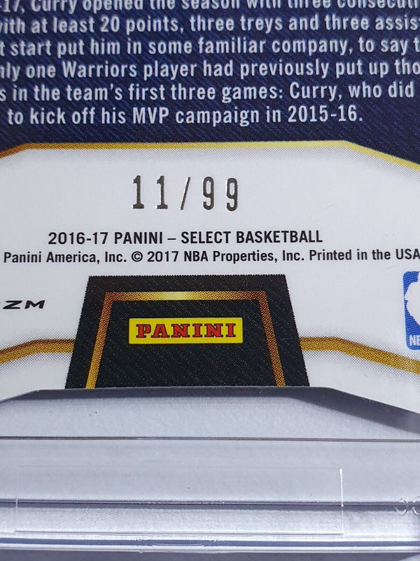 2017 Select Stephen Curry #143 PURPLE HOLO /99 Die-Cut - Ready to Grade