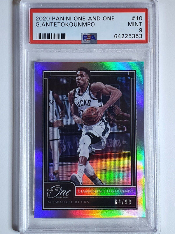 2020 One and One Giannis Antetokounmpo #10 HOLO /99 - PSA 9 (POP 5)