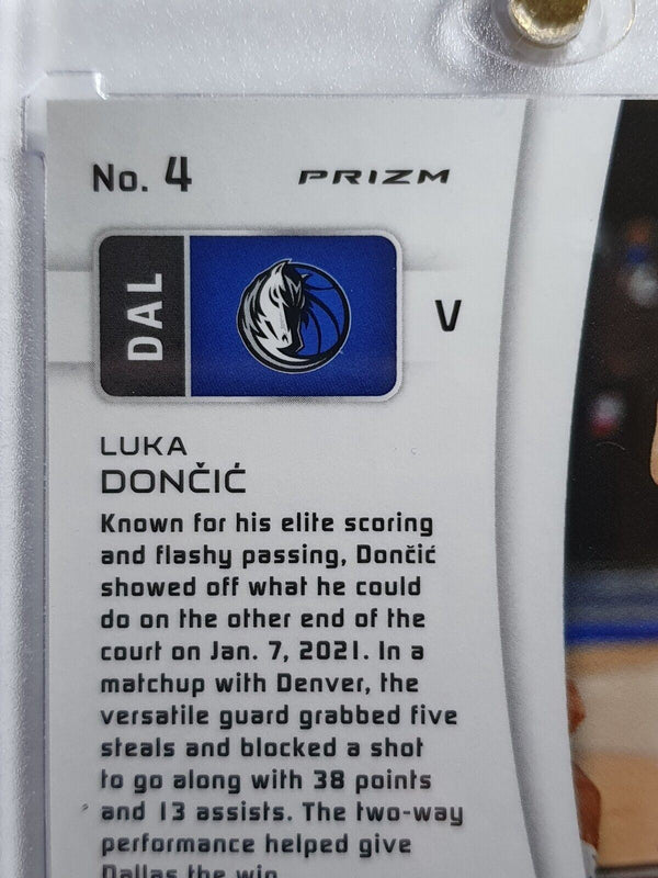2020 Spectra Luka Doncic #4 CELESTIAL Prizm /99 Variation - Ready to Grade