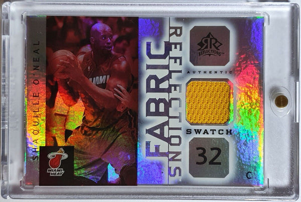 2005 Upper Deck Shaquille O'Neal #PATCH Game Worn Jersey - Ready to Grade