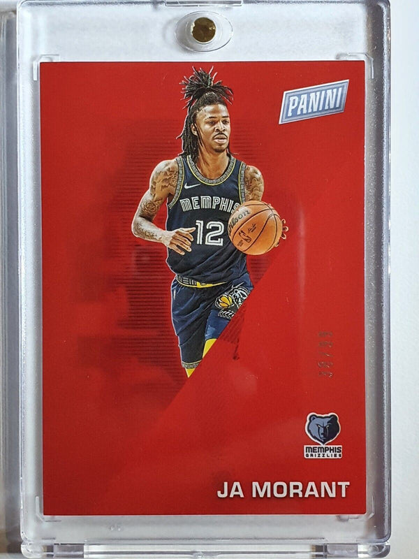 2022 Panini Ja Morant #13 RED /99 Edition Father's Day - Rare