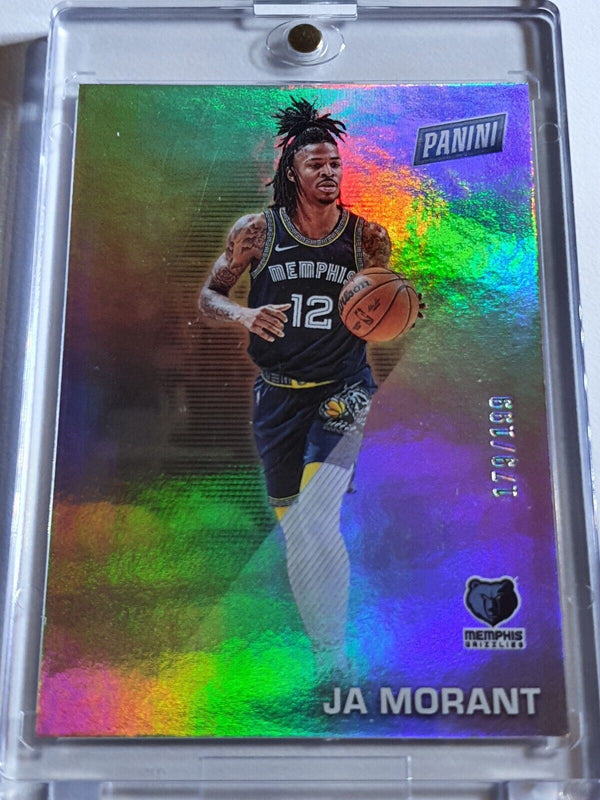 2022 Panini Ja Morant #13 SILVER FOIL /199 Father's Day - Ready to Grade