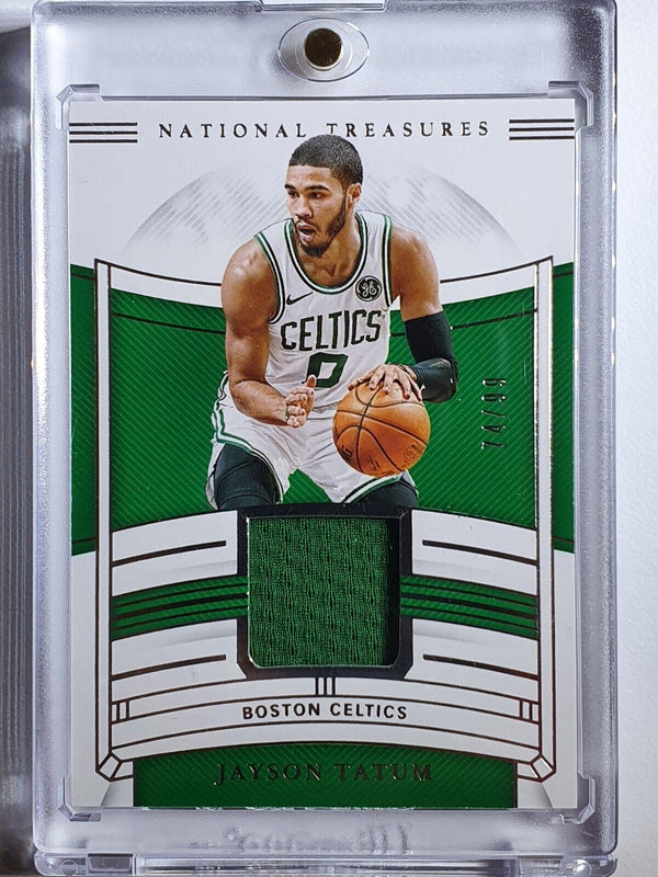 2019 National Treasures Jayson Tatum #PATCH /99 Game Worn - Ready to Grade