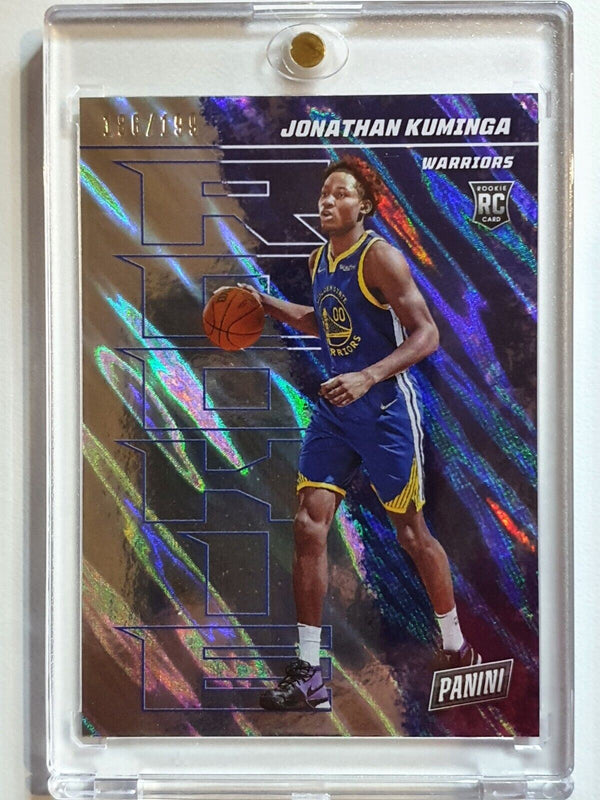 2021 Panini Jonathan Kuminga Rookie #57 MOON LAVA /199 Holo - Ready to Grade