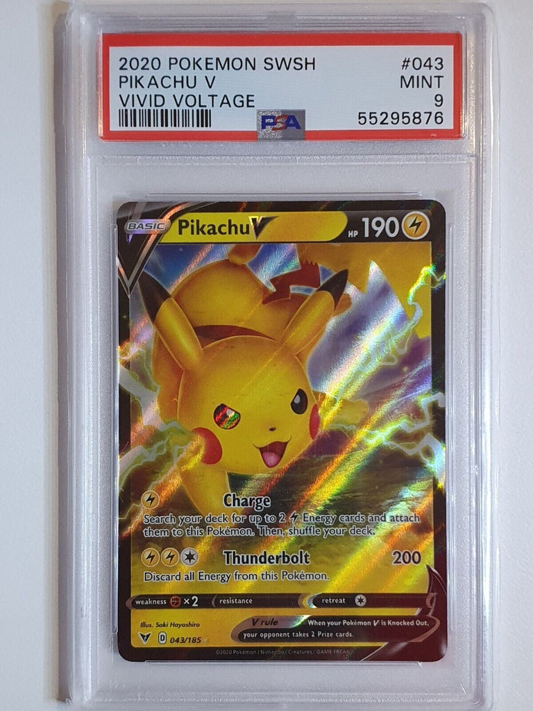 2020 Pokemon Pikachu V 043/185 Vivid Voltage