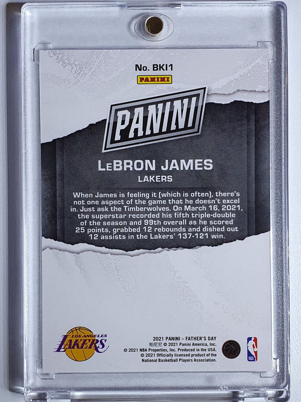 2021 Panini Lebron James #BKI1 CRACKED ICE Holo /50 - Ready to Grade