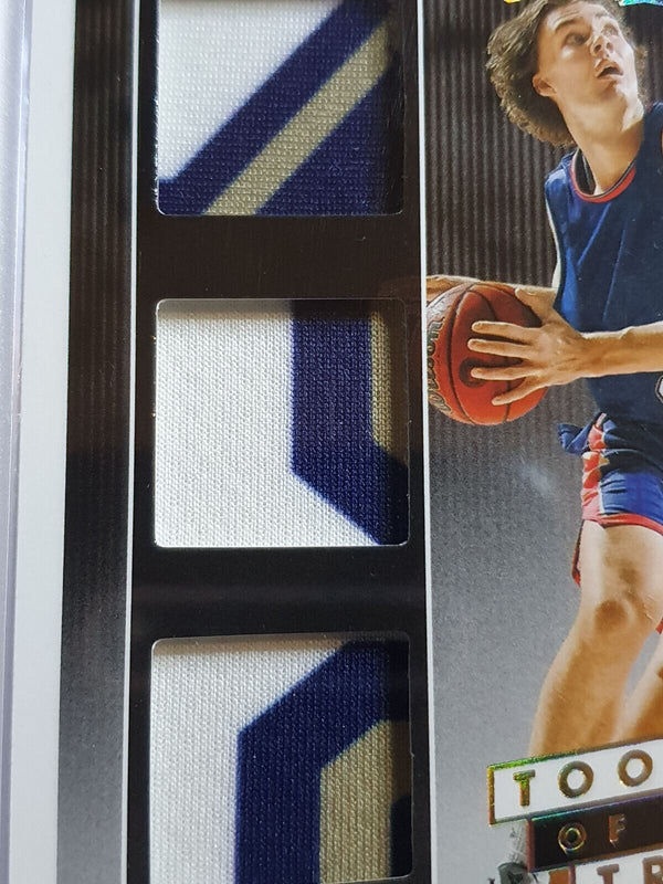 2021 Absolute Josh Giddey Rookie #PATCH GOLD /10 Triple Jersey - Very Rare