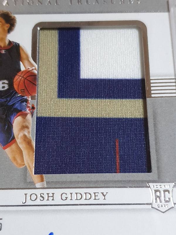 2021 National Treasures Josh Giddey Rookie #PATCH AUTO GOLD /10 - Rare Gem