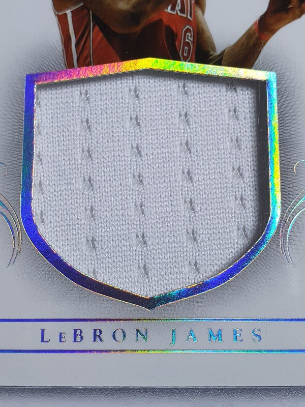 2013 National Treasures LeBron James #PATCH /75 Game Worn Jersey - Very Rare