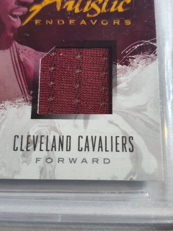 2017 Court Kings Lebron James #PATCH /299 Game Worn Jersey - BGS 9 (POP 1)