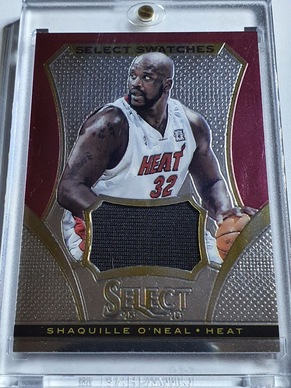 2013 Select Shaquille O'Neal #PATCH Game Worn Jersey Relic - Ready to Grade