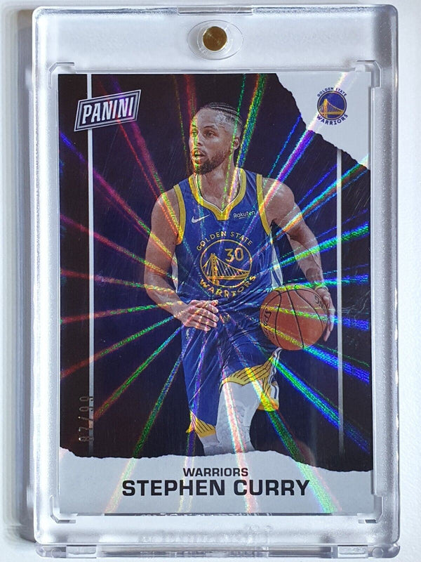 2021 Panini Stephen Curry #BK11 RAINBOW SPOKES Prizm /99 - Ready to Grade