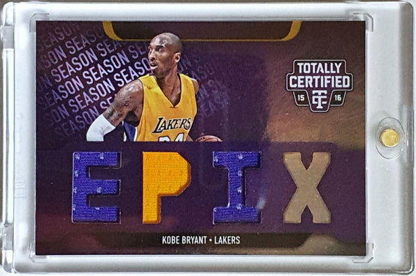 2015 Totally Certified Kobe Bryant #PATCH EPIX /99 TRIPLE Jerseys - Rare