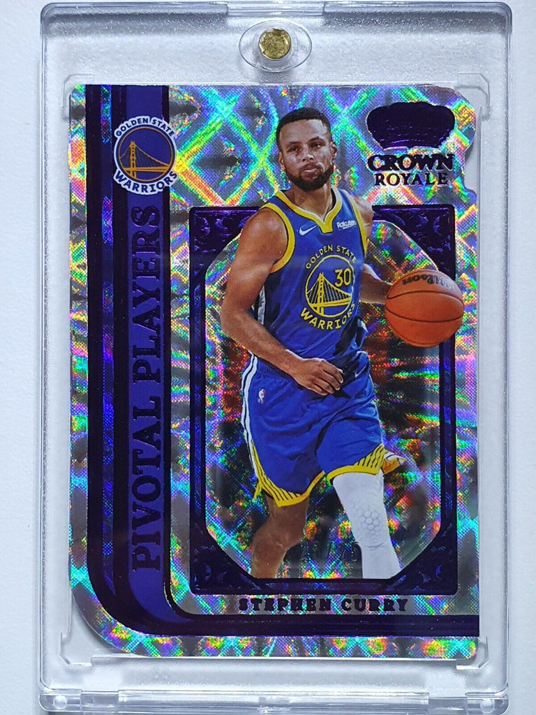 2021 Crown Royale Stephen Curry #2 PURPLE /25 Holo Pivotal Players - R Perfect Edges Cards 2021 Crown Royale Stephen Curry #2 PURPLE /25 Holo Pivotal Players - R Perfect Edges Cards